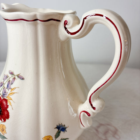 ディゴワンサルグミンヌ Digoin＆sarreguemines アグレスト コーヒー/ティーポット フランスアンティーク食器 フランス蚤の市・ブロカント