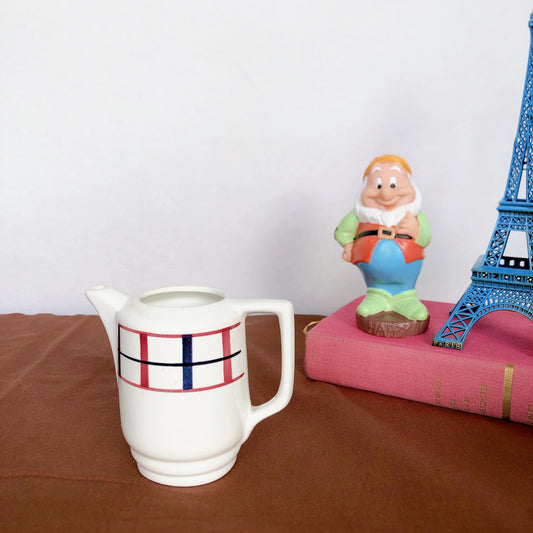 サンタマン St Amand 『Lou Basquez』ミルクポット バスク柄 フランスアンティーク 蚤の市 ブロカント バスク柄アンティーク