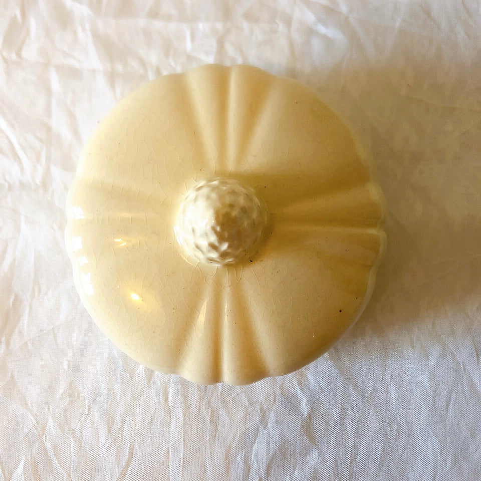 ディゴワンサルグミンヌ Digoin＆sarreguemines 花リム シュガーポット フランスアンティーク食器 フランス蚤の市・ブロカント