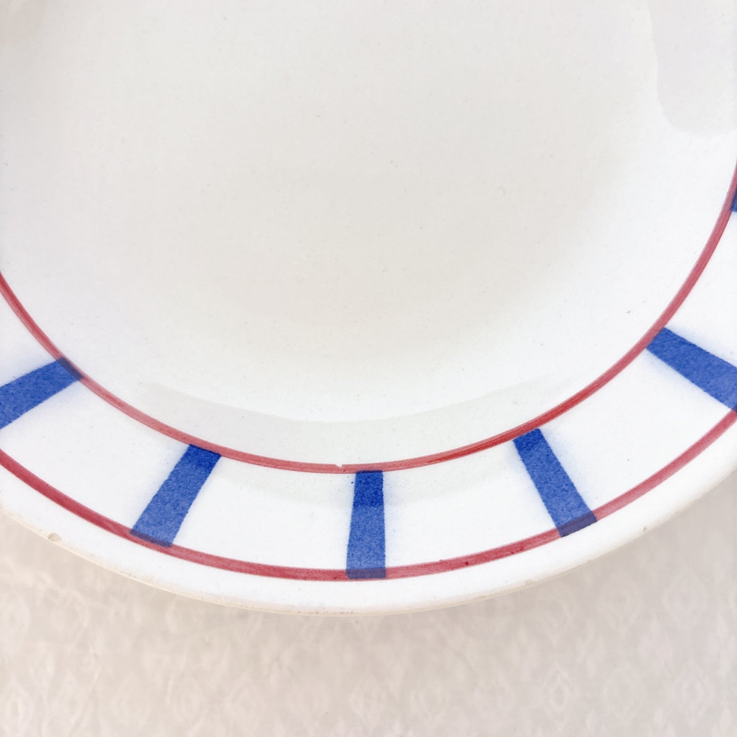 ムーランデルー Moulin des Loups バスク柄 キャロットプレート フランスアンティーク食器 ブロカント 蚤の市