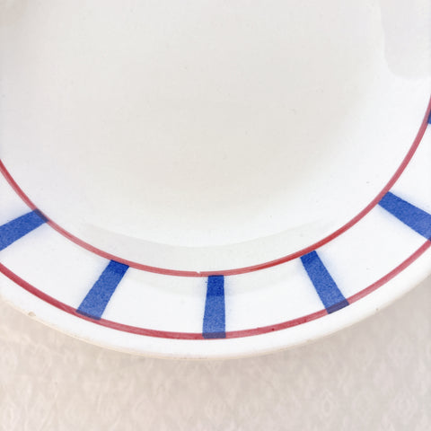 ムーランデルー Moulin des Loups バスク柄 キャロットプレート フランスアンティーク食器 ブロカント 蚤の市