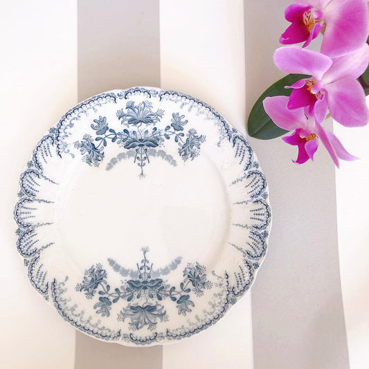 サンタマンアマージュREGENCE(レジャンス) ディナープレート B フランスアンティーク食器 ブロカント 蚤の市