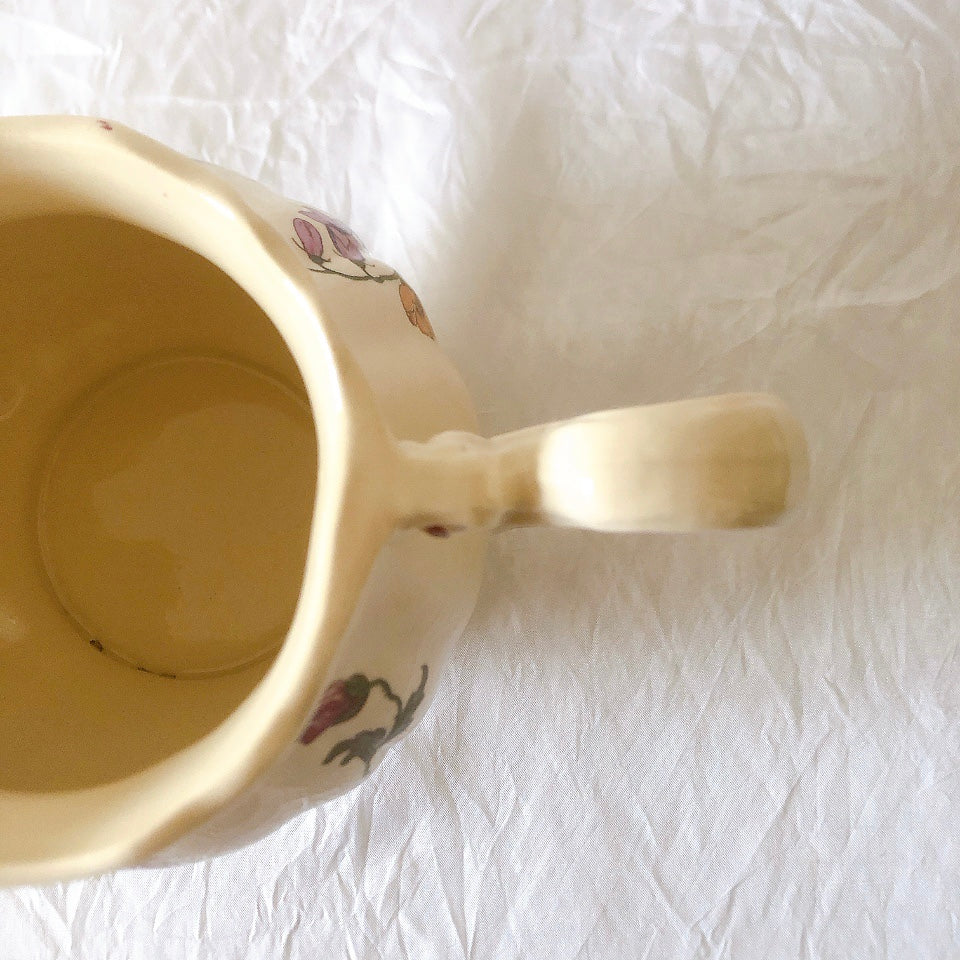 ディゴワンサルグミンヌ Digoin＆sarreguemines アグレスト ミルクポット　クリミエ フランスアンティーク食器 フランス蚤の市・ブロカント