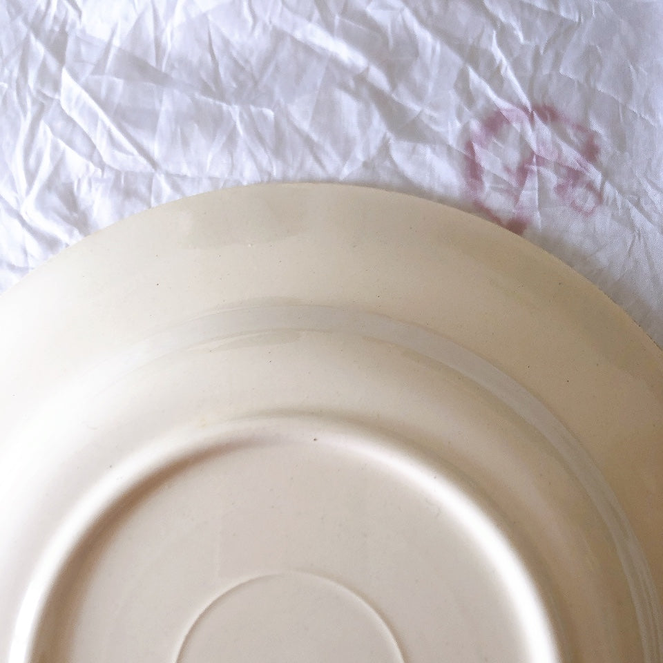 フランスアンティーク ロンシャン LONGCHAMP "Versailles Ennege"ヴェルサイユ　エネジェ クルーズプレート　フランスアンティーク食器 ブロカントアンティーク