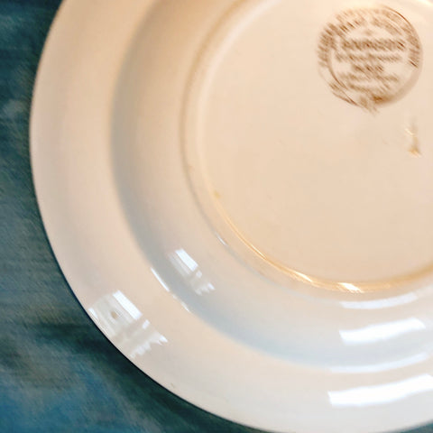 フランスアンティーク  GRAND DEPOT E.Bourgeois グランデポ エミールブルジョワ　スーププレート 深皿 Ｃ フランスアンティーク食器 ブロカント 蚤の市