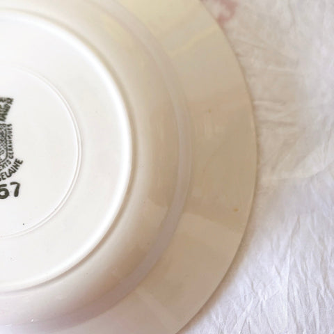 サンタマン　Saint amand バスク柄スーププレート、クルーズプレート フランスアンティーク食器 ブロカント 蚤の市