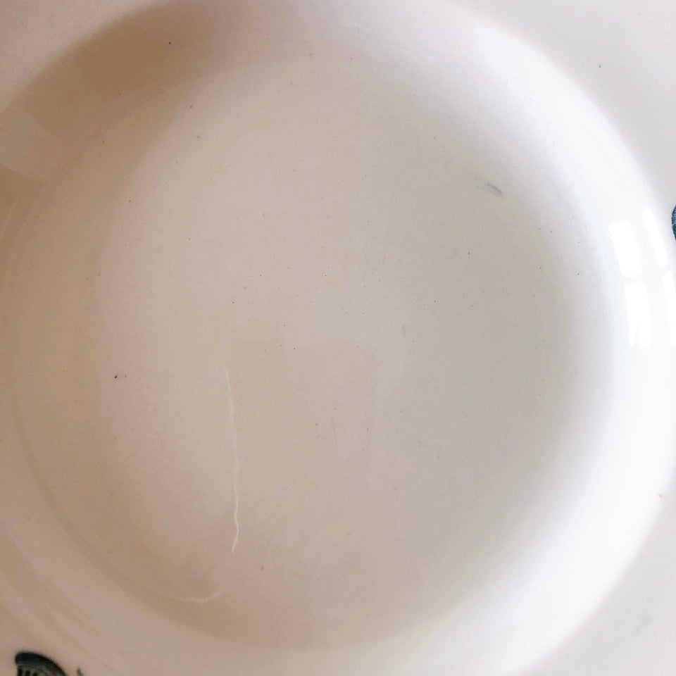 フランスアンティーク ロンシャン LONGCHAMP "Versailles Ennege"ヴェルサイユ　エネジェ クルーズプレート　フランスアンティーク食器 ブロカントアンティーク