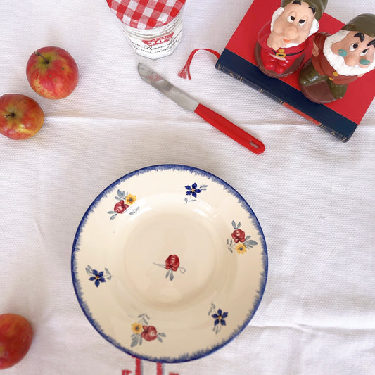 ディゴワンサルグミンヌ 『マリールー』 スーププレート・深皿 Eフランスアンティーク・ヴィンテージ食器 ブロカント 蚤の市