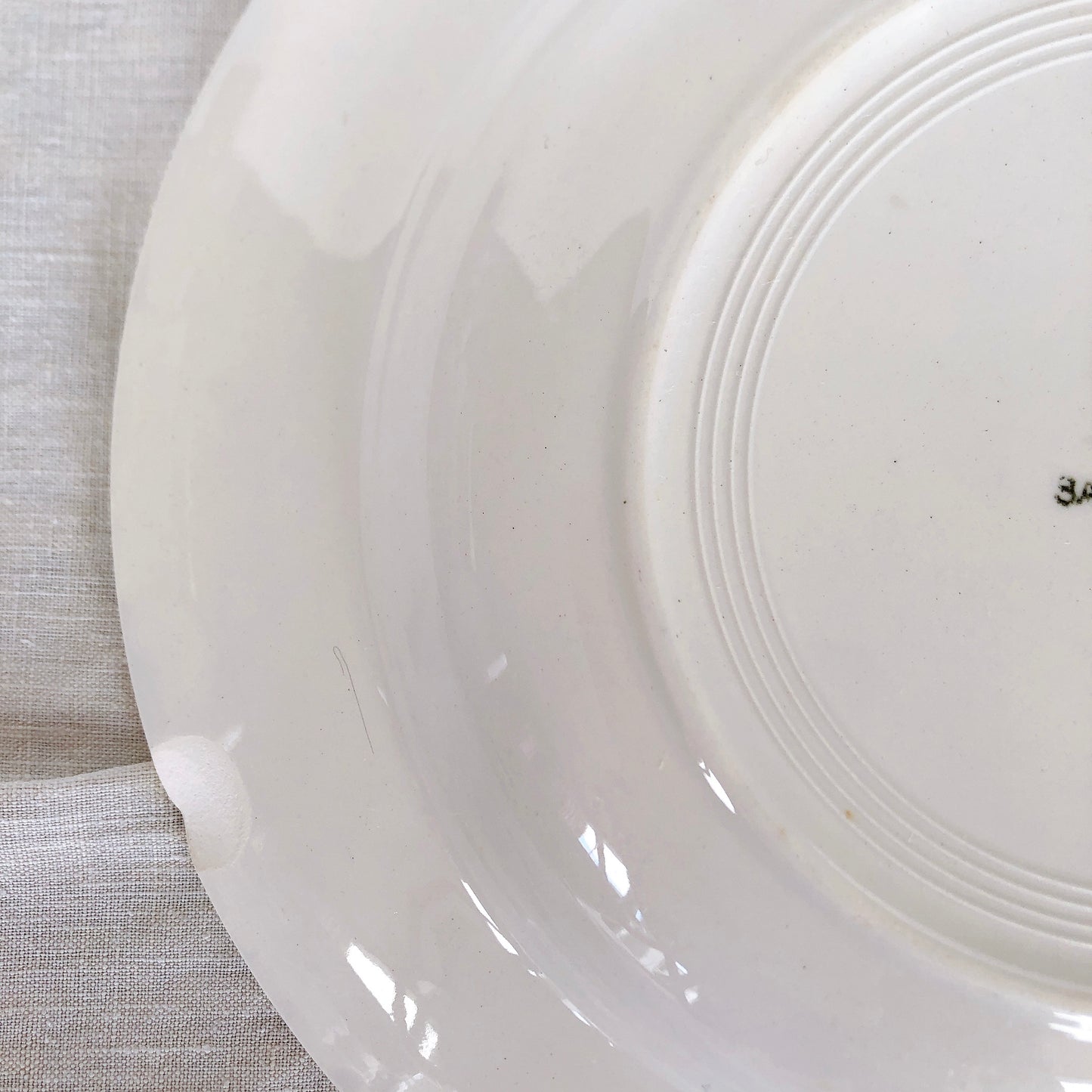 ディゴワンサルグミンヌ Digoin&sarregumines DOROTHY スーププレート　深皿 B ブルー フランスアンティーク食器 ビンテージ食器　ブロカント　蚤の市