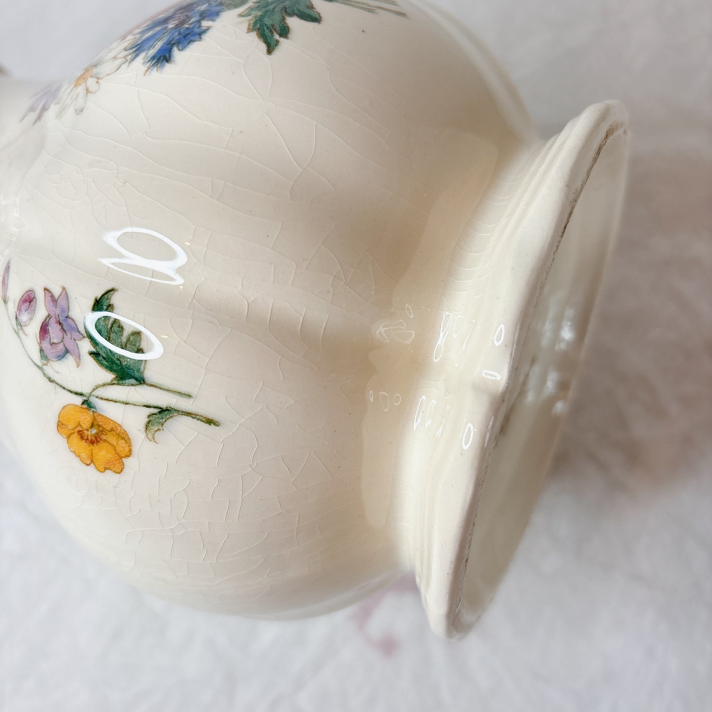 ディゴワンサルグミンヌ Digoin＆sarreguemines アグレスト コーヒー/ティーポット フランスアンティーク食器 フランス蚤の市・ブロカント