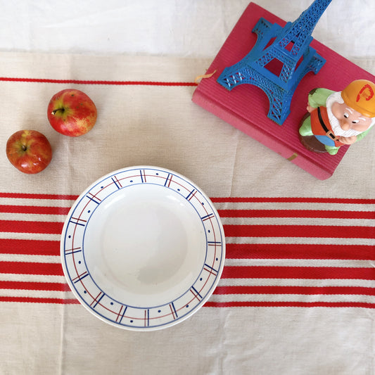 リュネヴィル K&G LUNEVILLE " MALOU"シリーズ キャロットプレート 深皿 フランスアンティーク食器 蚤の市 ブロカント