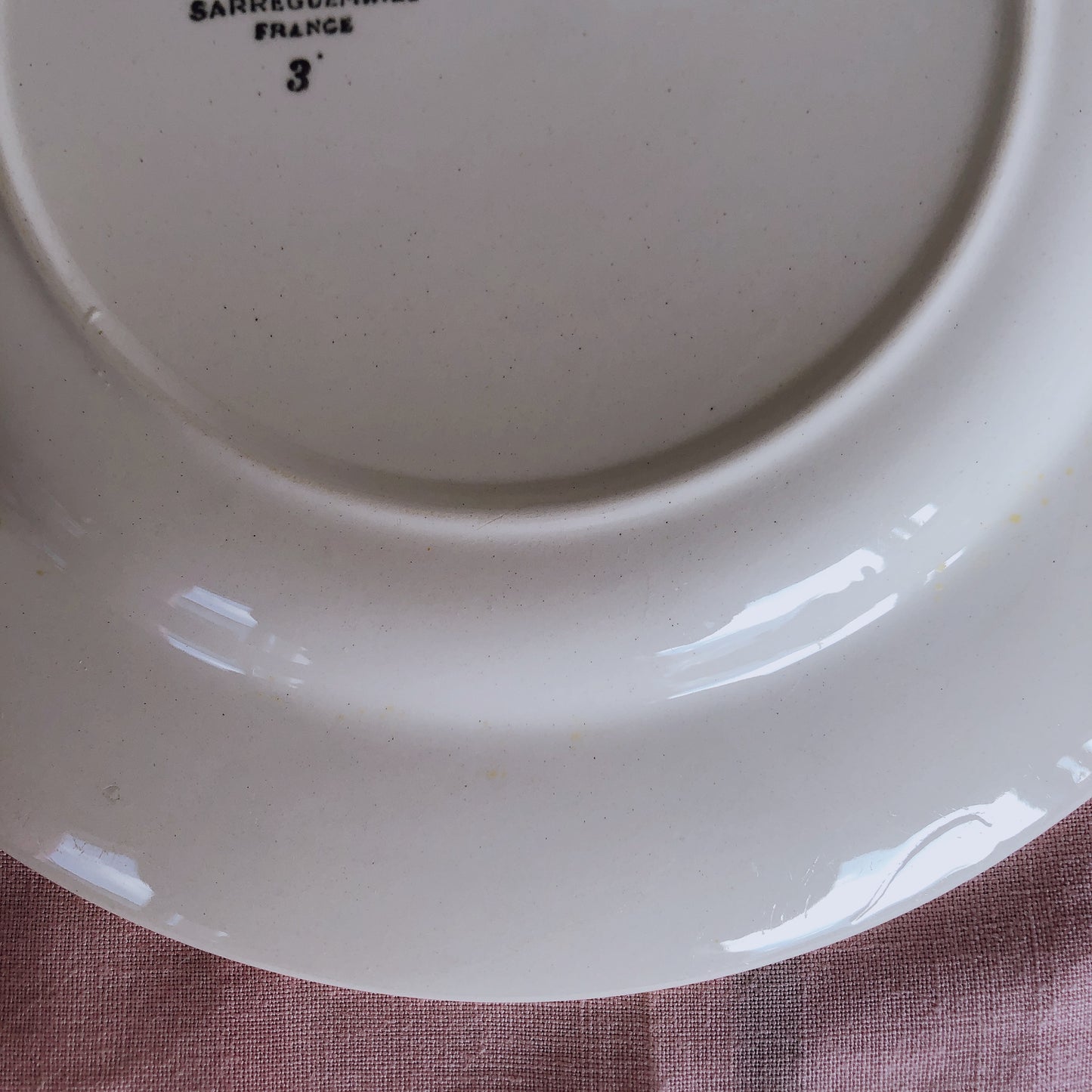 サルグミンヌ 『EDWINA』ディナープレート/平皿 A フランスアンティーク食器　ブロカント　蚤の市
