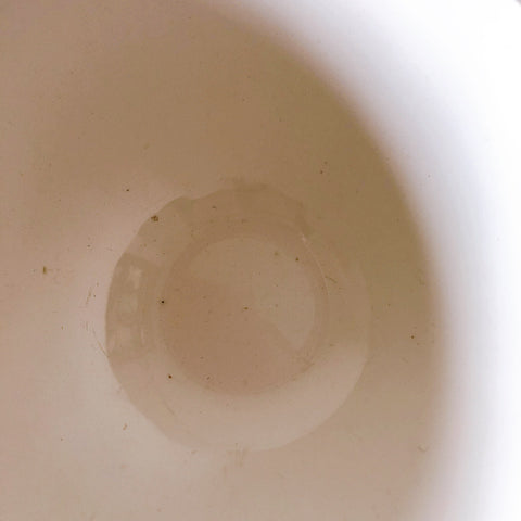 ディゴワン＆サルグミンヌ カフェオレボウル オレンジｘホワイト　b　フランスアンティーク食器　ブロカントアンティーク　蚤の市