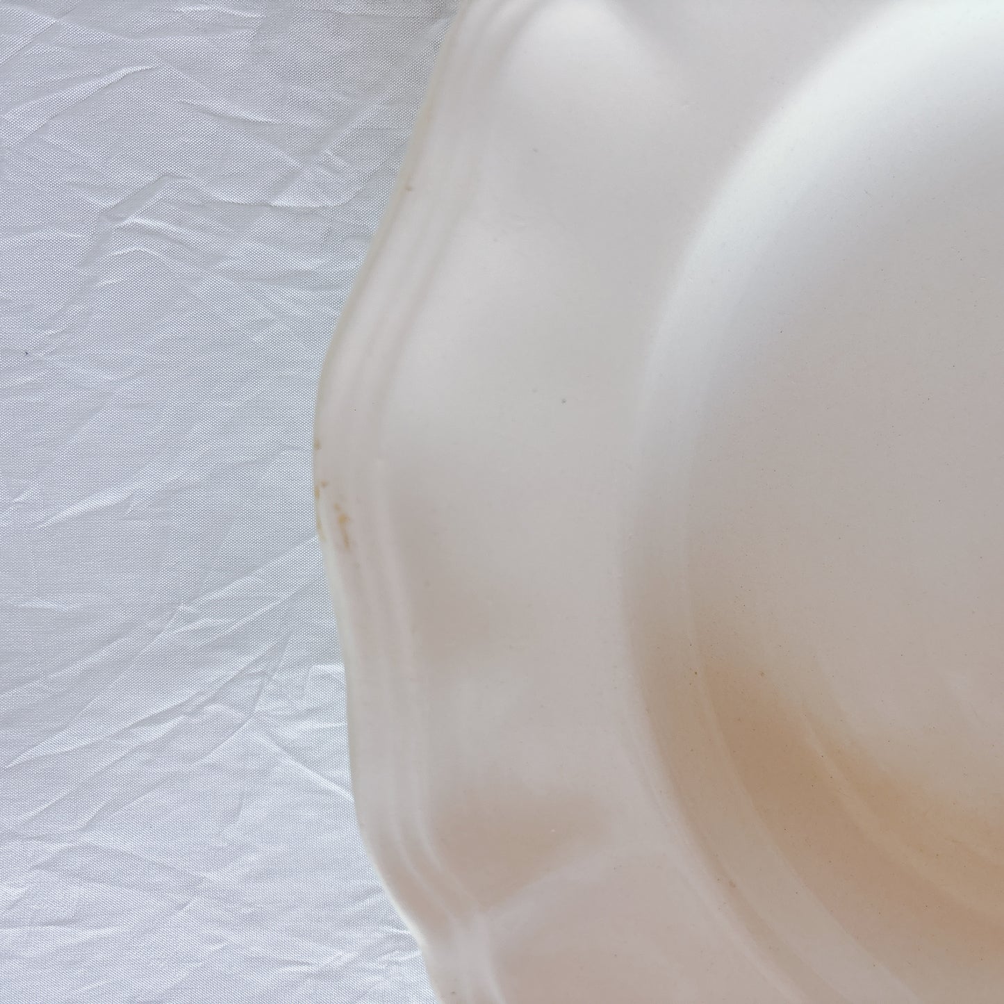 フランス ディゴワン＆サルグミンヌ 花リム スーププレート 深皿 フランスアンティーク食器 ブロカント　蚤の市