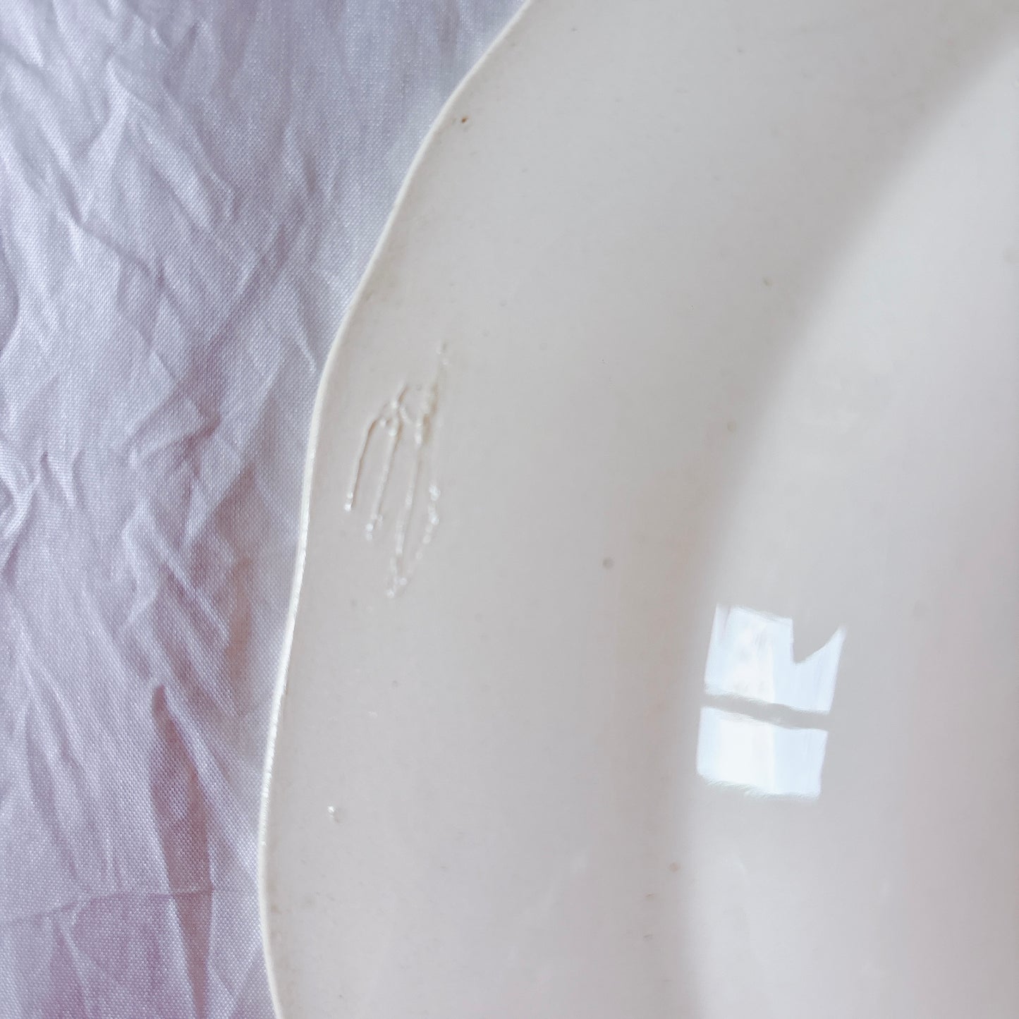 フランス ディゴワン＆サルグミンヌ 花リム スーププレート 深皿 フランスアンティーク食器 ブロカント　蚤の市