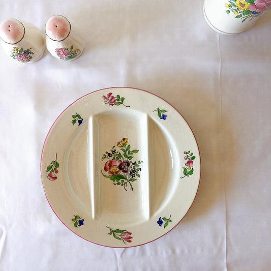 リュネヴィル " Réverbère"シリーズ アスパラプレート E フランスアンティーク食器 蚤の市 ブロカント