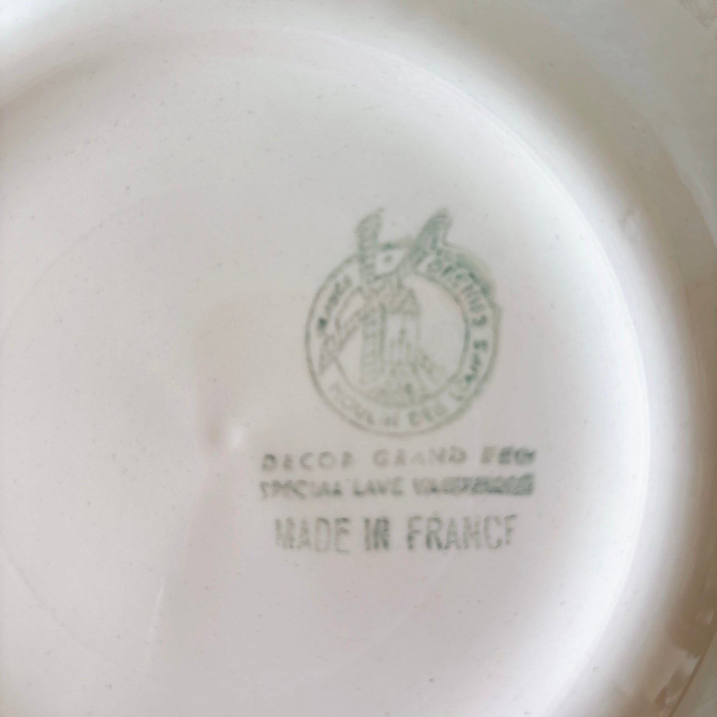 ムーランデルー Moulin des Loups バスク柄 キャロットプレート フランスアンティーク食器 ブロカント 蚤の市