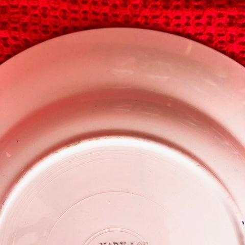 ディゴワンサルグミンヌ 『マリールー』 大皿 ラウンドプレート フランスアンティーク・ヴィンテージ食器　ブロカント　蚤の市