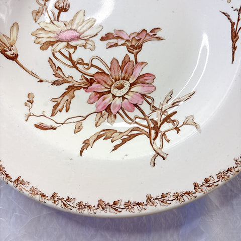 リュネヴィル  マーガレット MARGUERITE スーププレート フランスアンティーク食器　蚤の市　ブロカント