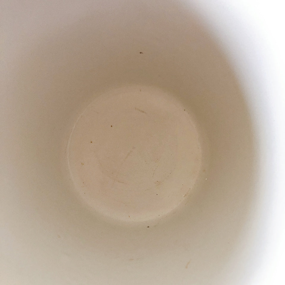 フランス　ルクルーゼ ヴィンテージ フォンデュ鍋 片手鍋蓋つき フランスアンティーク　ブロカント　蚤の市