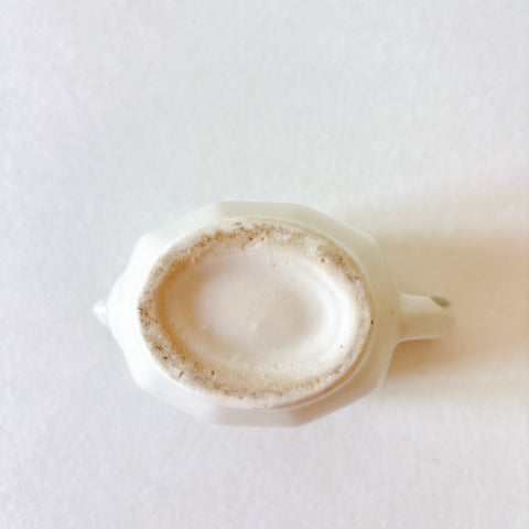フランス　ディネット　バラ柄コーヒーポット、ミルクポット、カップアンドソーサーセット フランスアンティーク食器　ブロカントアンティーク　蚤の市