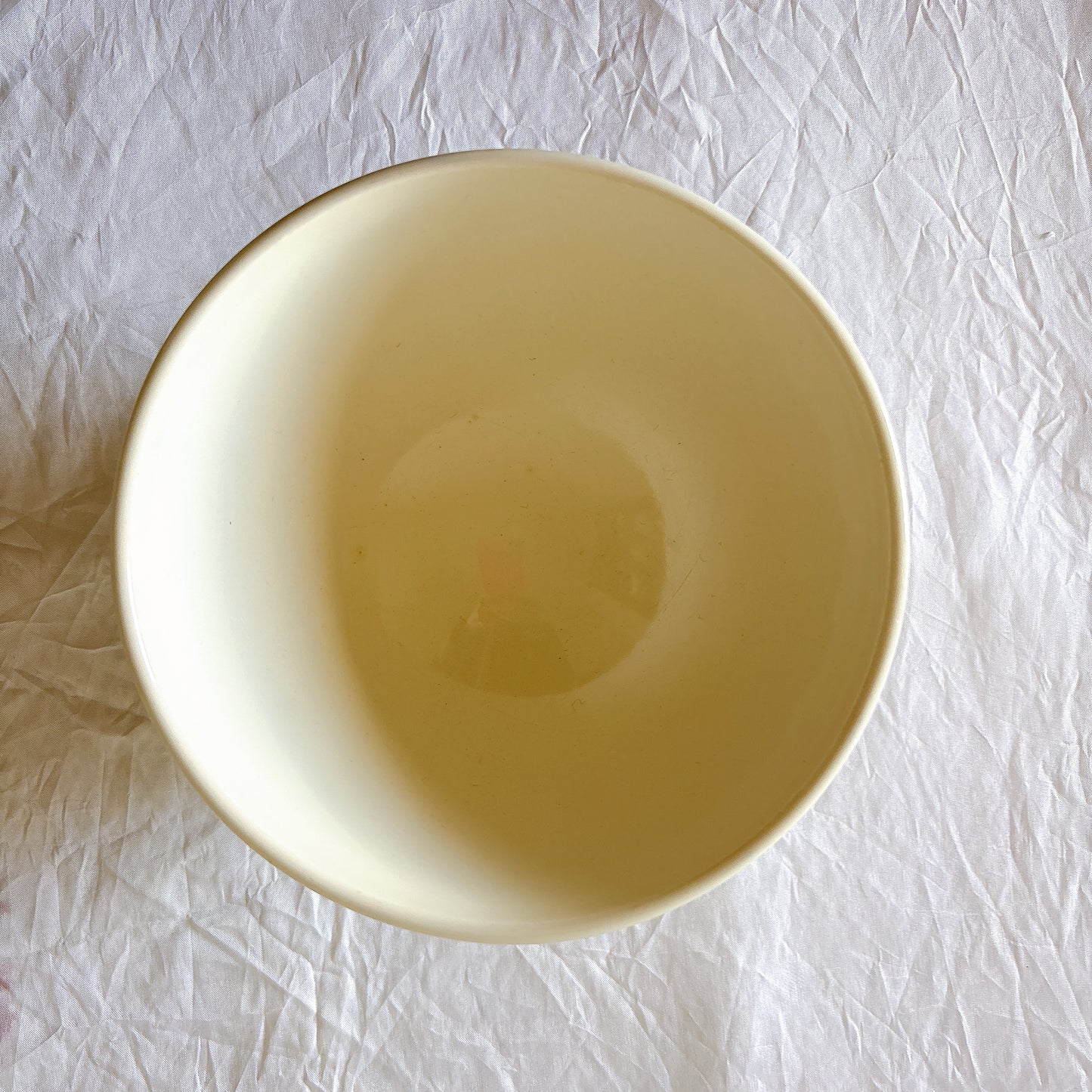 バスク柄 カフェオレボウル「赤×青」 フランスアンティーク食器 ブロカント