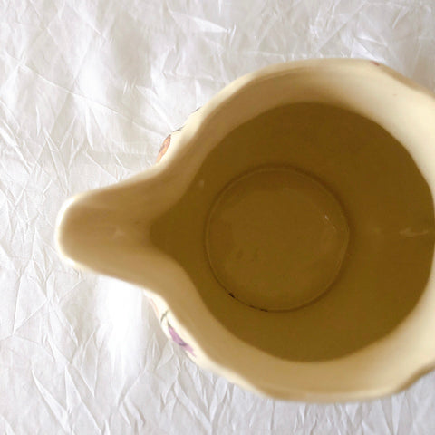 ディゴワンサルグミンヌ Digoin＆sarreguemines アグレスト ミルクポット　クリミエ フランスアンティーク食器 フランス蚤の市・ブロカント