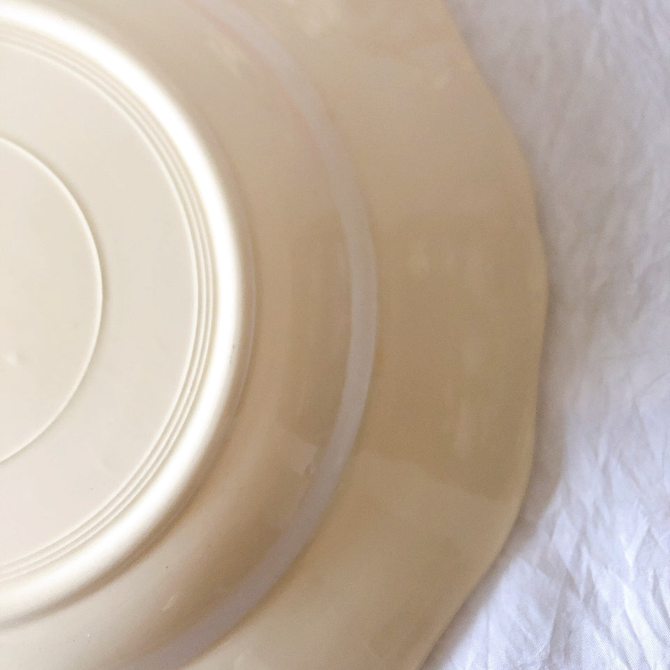 ディゴワンサルグミンヌ Digoin＆sarreguemines アグレスト 深皿 クルーズプレート フランスアンティーク食器 フランス蚤の市・ブロカント