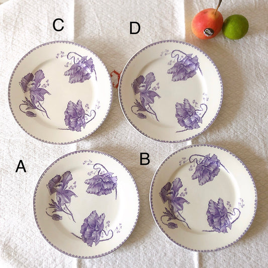 U&Cサルグミンヌ 『FERIA・フェリア』デザートプレート フランスアンティーク食器 ブロカント 蚤の市