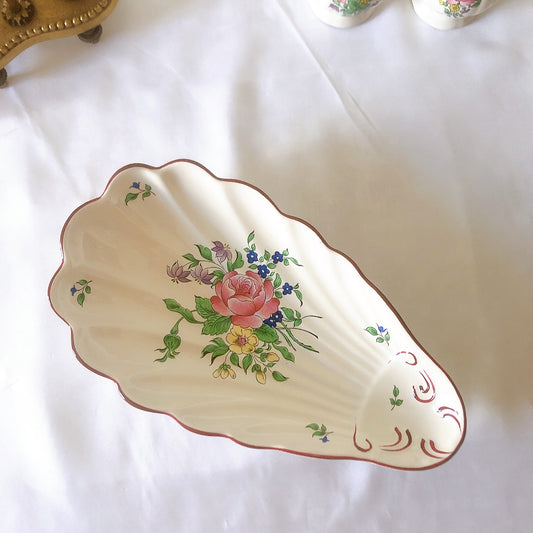 リュネヴィル " Réverbère"シリーズ ラヴィエ シェル型ラヴィエ フランスアンティーク食器 蚤の市 ブロカント