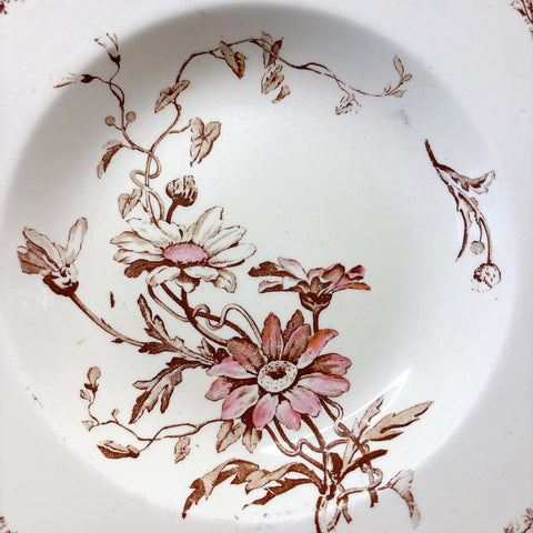 リュネヴィル  マーガレット MARGUERITE スーププレート フランスアンティーク食器　蚤の市　ブロカント