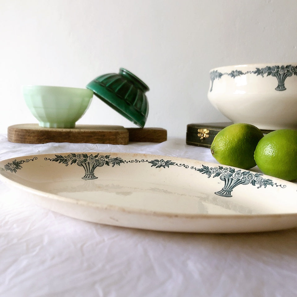 フランスアンティーク ロンシャン LONGCHAMP "Versailles Ennege"ヴェルサイユ　エネジェ ラヴィエ フランスアンティーク食器 ブロカントアンティーク