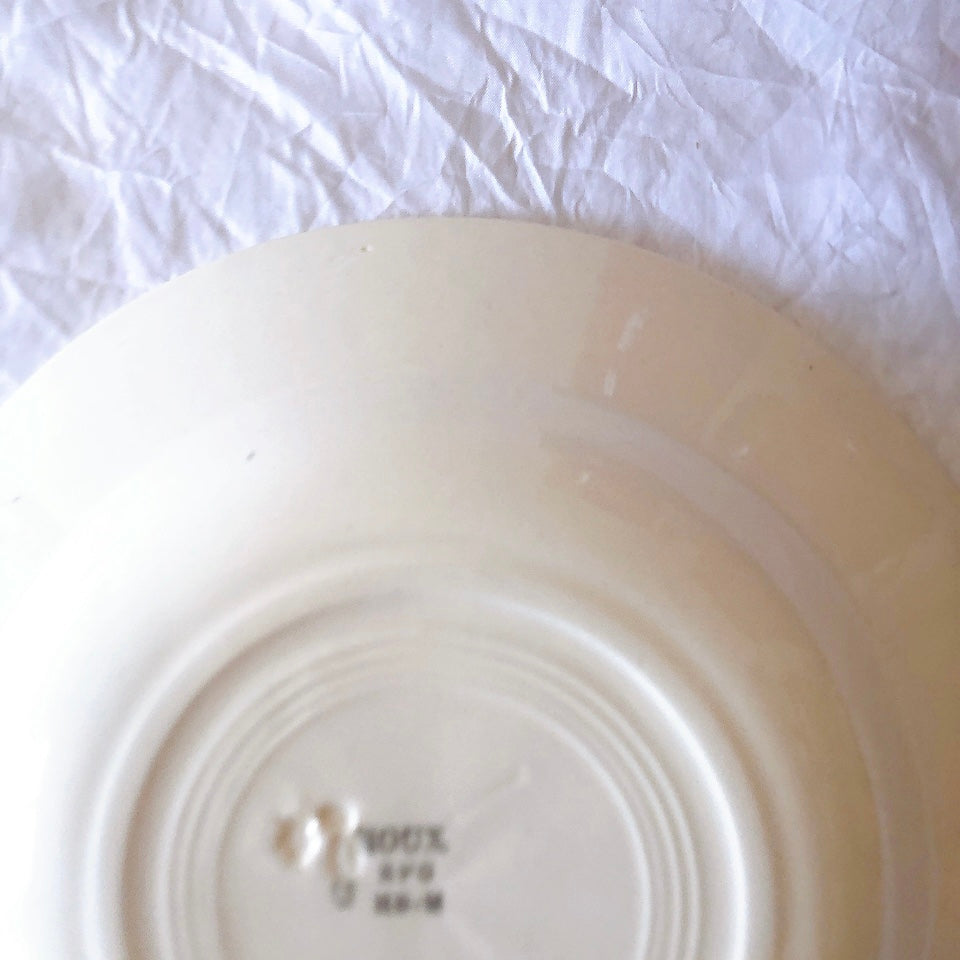 ご予約フランスアンティーク クレイユモントロー HOUX　柊　スーププレート・深皿 フランスアンティーク食器　ブロカント　蚤の市