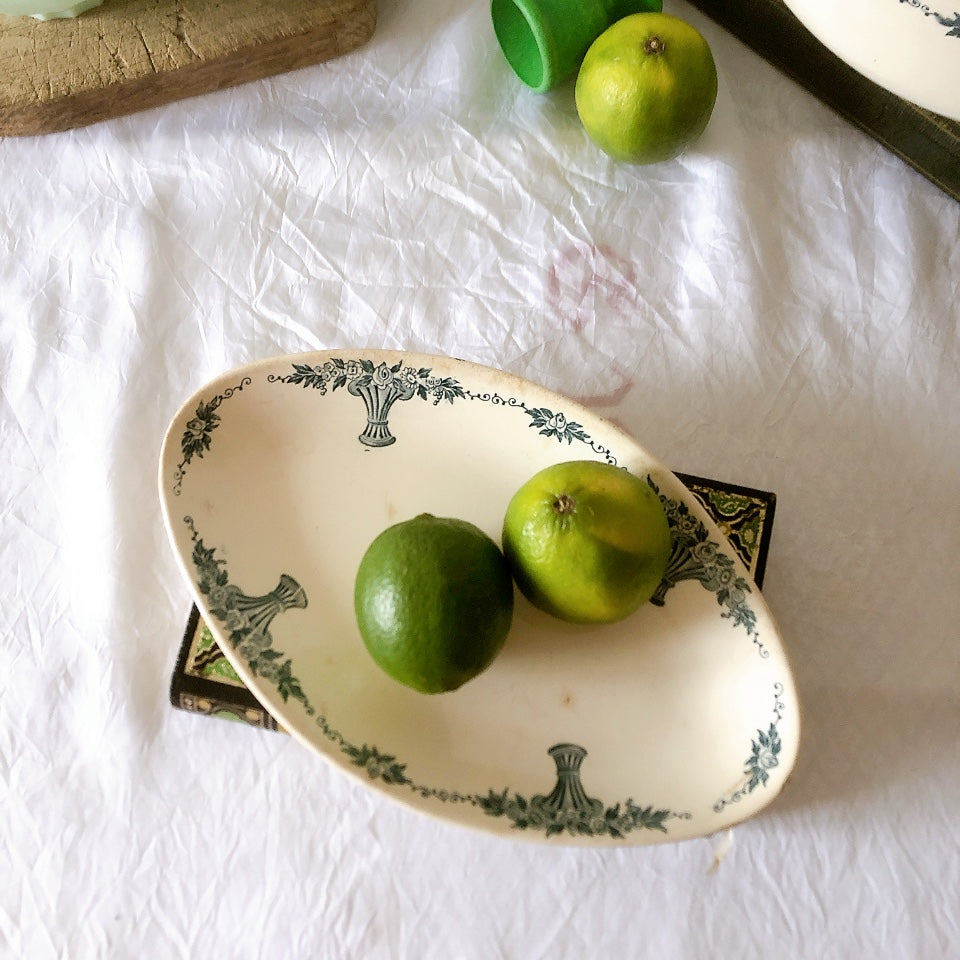 フランスアンティーク ロンシャン LONGCHAMP "Versailles Ennege"ヴェルサイユ　エネジェ ラヴィエ フランスアンティーク食器 ブロカントアンティーク