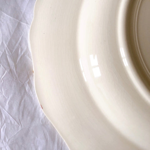 ディゴワンサルグミンヌ Digoin＆sarreguemines アグレスト 深皿 クルーズプレート フランスアンティーク食器 フランス蚤の市・ブロカント