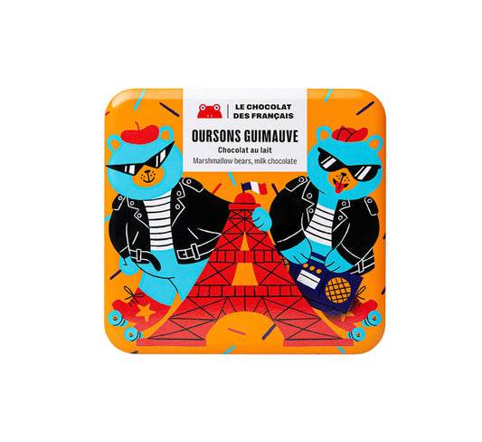 ル・ショコラ・デ・フランセ Le chocolat des français マシュマロくま　6個入り　フランスチョコレート　フランス土産　プレゼント　バレンタイン