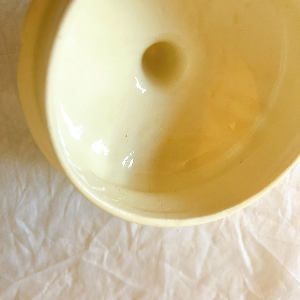 ディゴワンサルグミンヌ Digoin＆sarreguemines 花リム ティー/コーヒーポット フランスアンティーク食器 フランス蚤の市・ブロカント