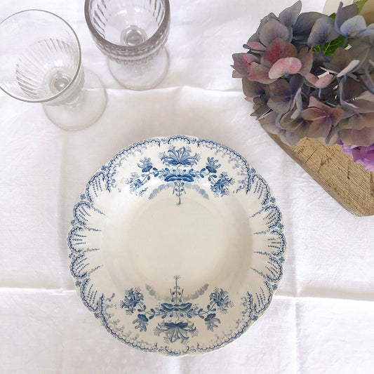 サンタマンアマージュREGENCE(レジャンス) スーププレート C フランスアンティーク食器 ブロカント 蚤の市