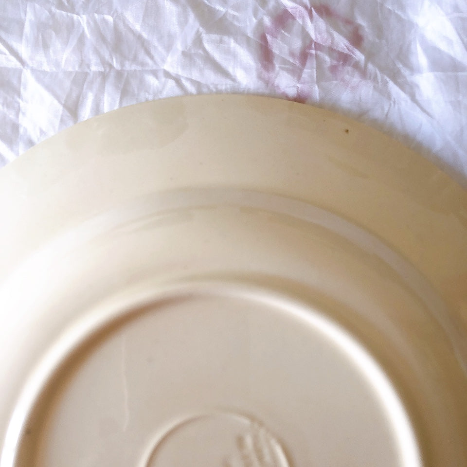 フランスアンティーク ロンシャン LONGCHAMP "Versailles Ennege"ヴェルサイユ　エネジェ クルーズプレート　フランスアンティーク食器 ブロカントアンティーク