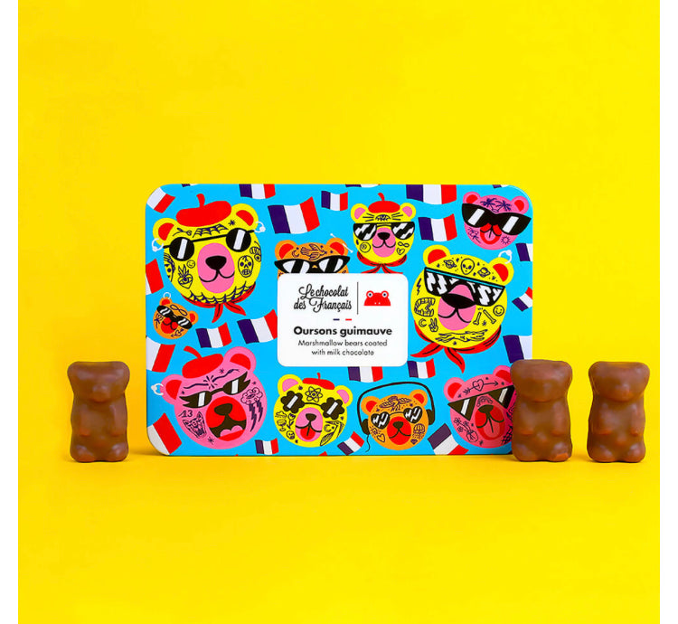 ル・ショコラ・デ・フランセ Le chocolat des français マシュマロくま　12個入り　フランスチョコレート　フランス土産　プレゼント　バレンタイン