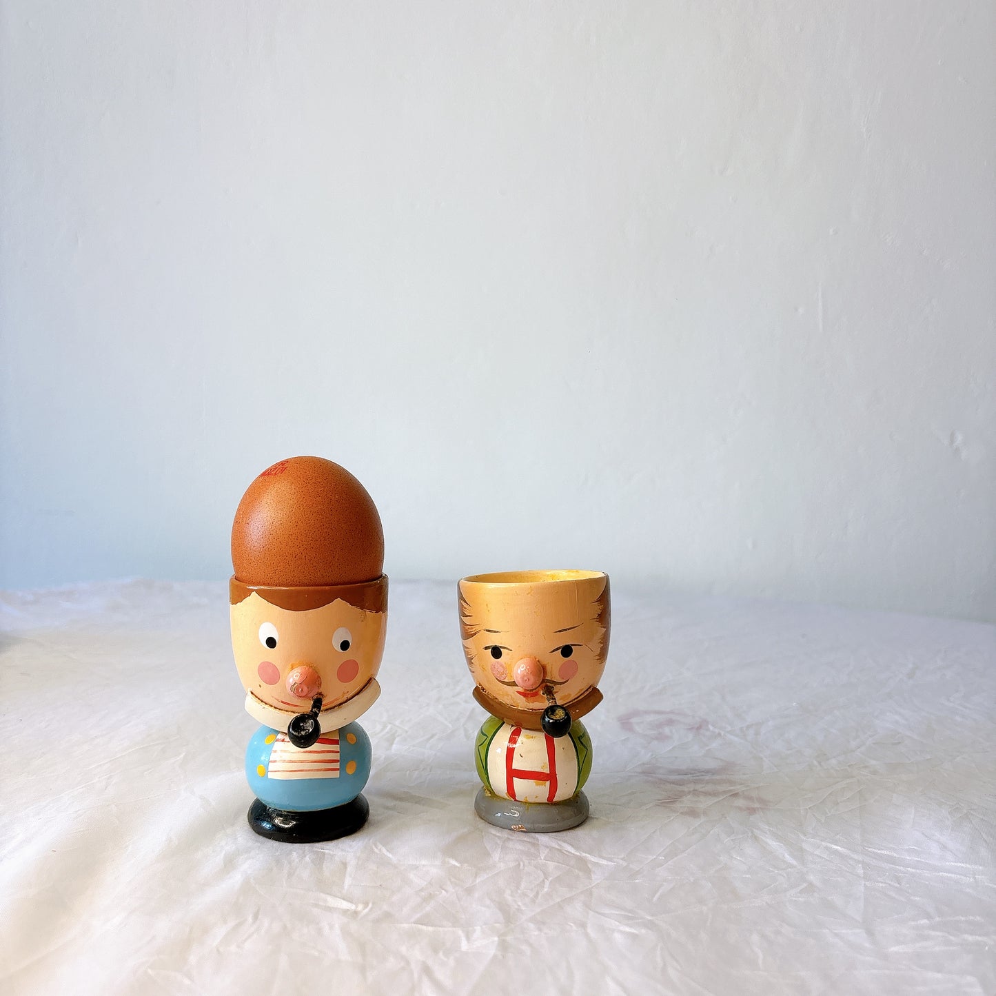 フランス 木製コクティエ　エッグスタンド　フランスアンティークキッチン雑貨　ブロカント　蚤の市