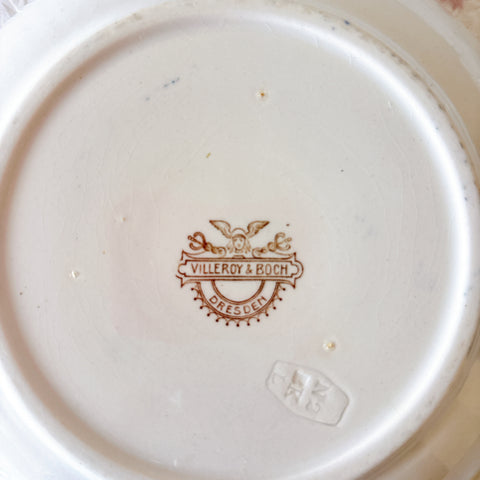 ベルギー BOCH（ボッホ）COPENHAGUE コペンハーゲン カップアンドソーサー ブルー＆ホワイト ヴィンテージ