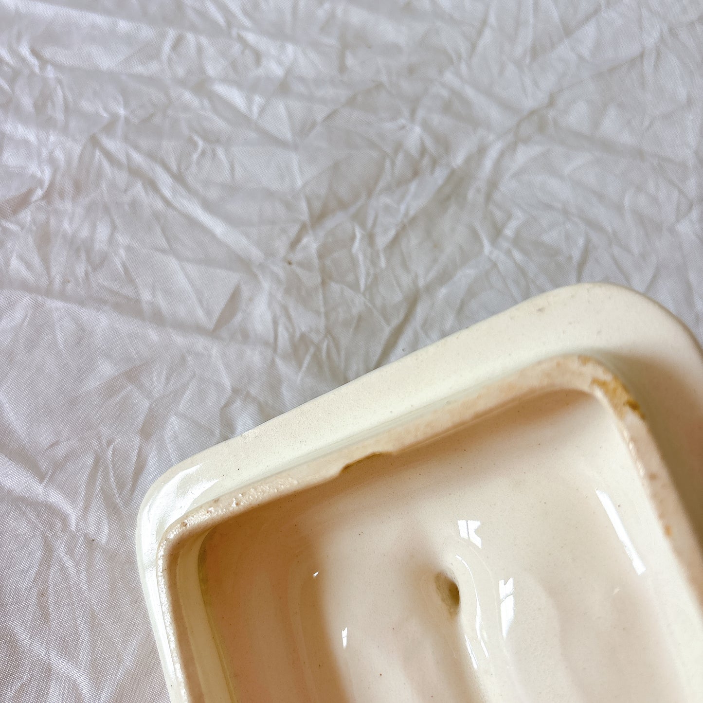 フランスアンティーク　バドンヴィレー　バラ柄陶器キャニスター ブルー　フランスアンティーク食器 ブロカントアンティーク 蚤の市