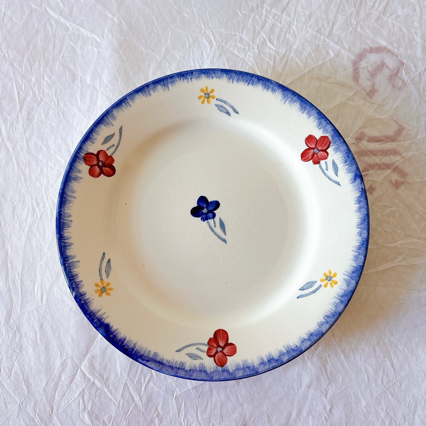 ディゴワンサルグミンヌ MARY LOU デザートプレート 花柄 フランスアンティーク
