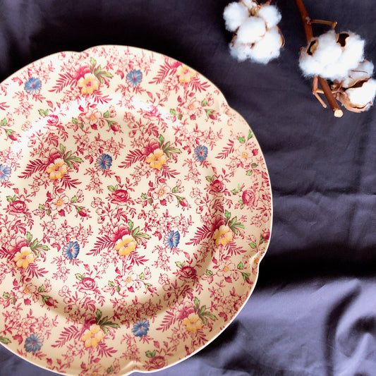 ジョンソンブラザーズ 大皿 ラウンドプレート アンティークプレート アンティーク食器 ブロカント・蚤の市