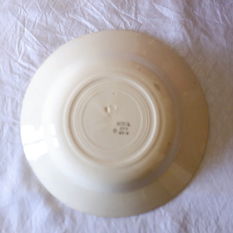 ご予約フランスアンティーク クレイユモントロー HOUX　柊　スーププレート・深皿 フランスアンティーク食器　ブロカント　蚤の市