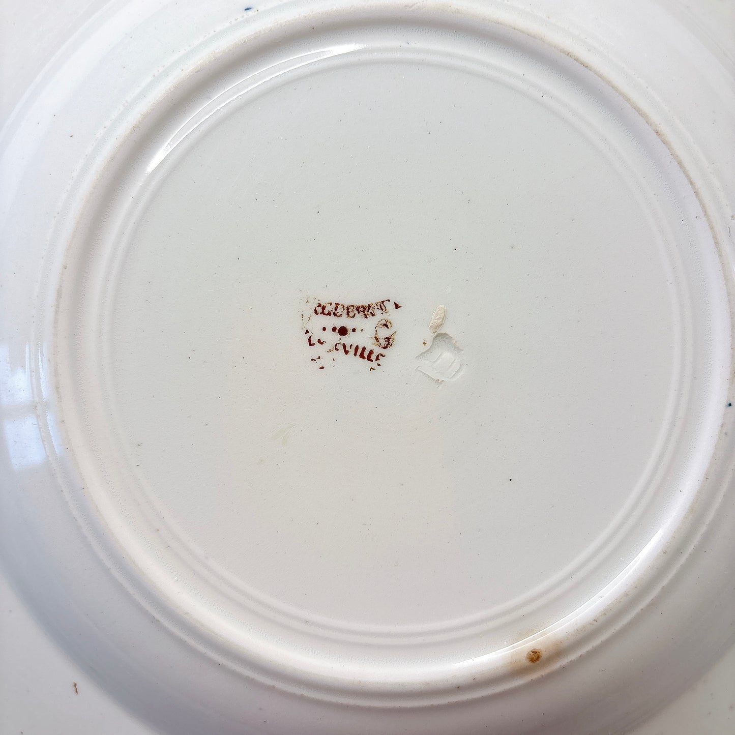 リュネヴィル  マーガレット MARGUERITE スーププレート フランスアンティーク食器　蚤の市　ブロカント