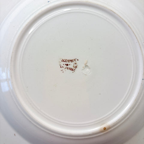 リュネヴィル  マーガレット MARGUERITE スーププレート フランスアンティーク食器　蚤の市　ブロカント