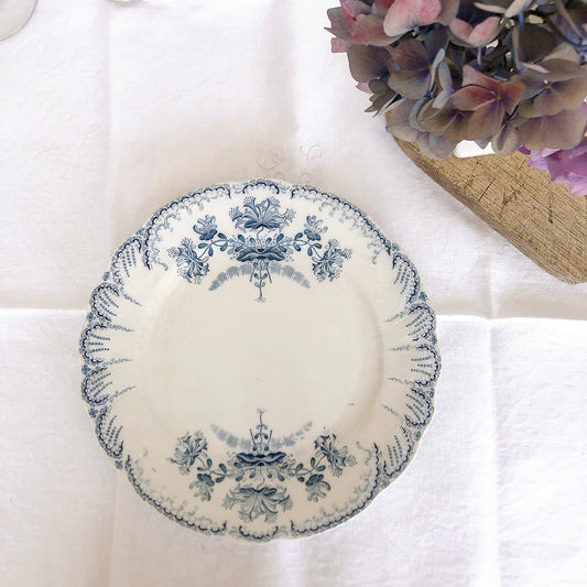 サンタマンアマージュREGENCE(レジャンス) ディナープレート D フランスアンティーク食器 ブロカント 蚤の市