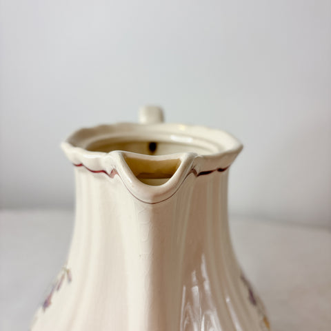 ディゴワンサルグミンヌ Digoin＆sarreguemines アグレスト コーヒー/ティーポット フランスアンティーク食器 フランス蚤の市・ブロカント